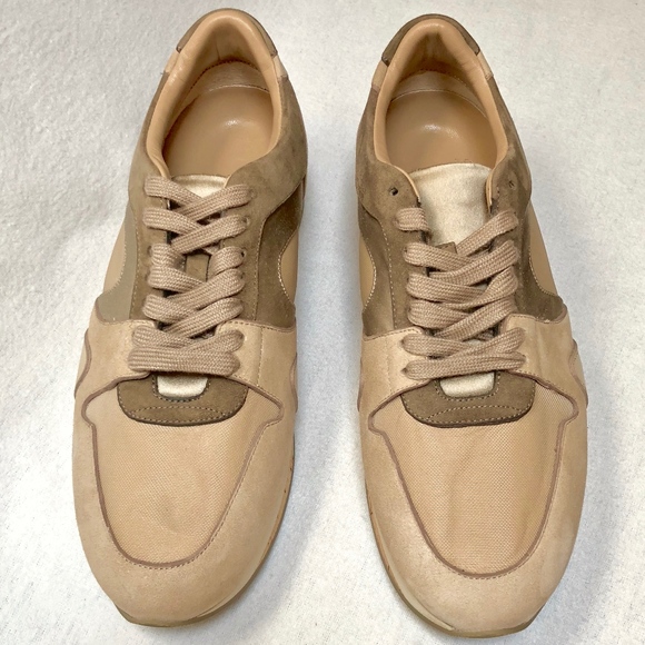 Burberry Field Platform Cork Tennis Shoes - Picture 2 of 7